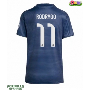 Real Madrid Rodrygo Goes #11 Bortatröja Kvinnor 2025-26 Kortärmad
